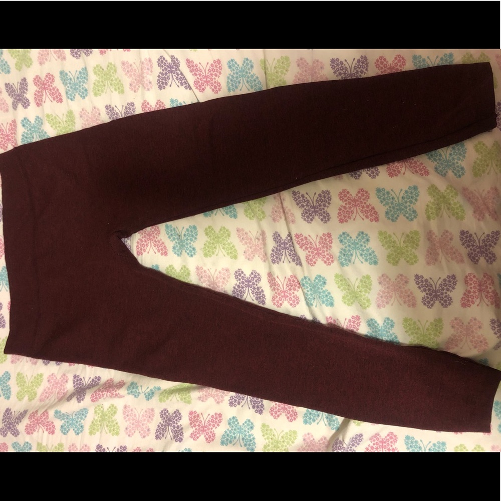 Burgundy Leggings